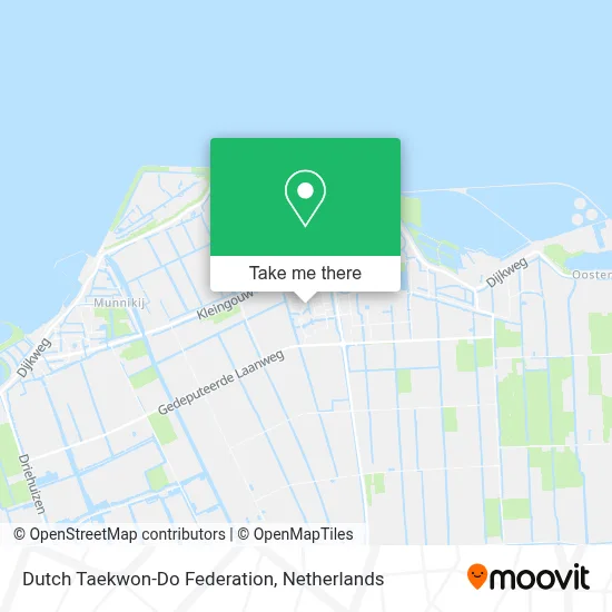 Dutch Taekwon-Do Federation map