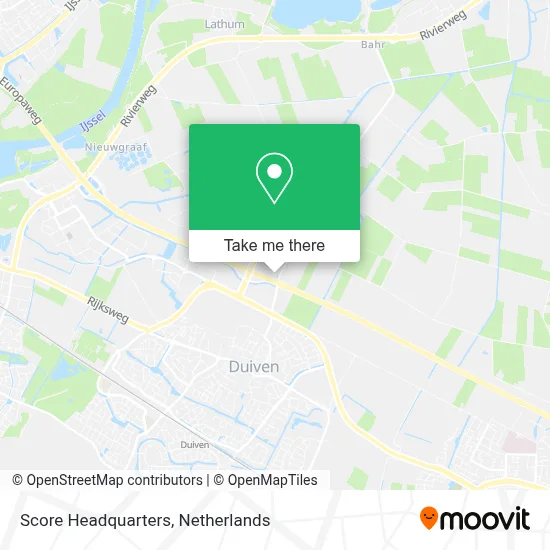 Score Headquarters map