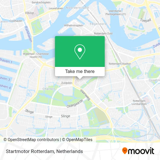 Startmotor Rotterdam map