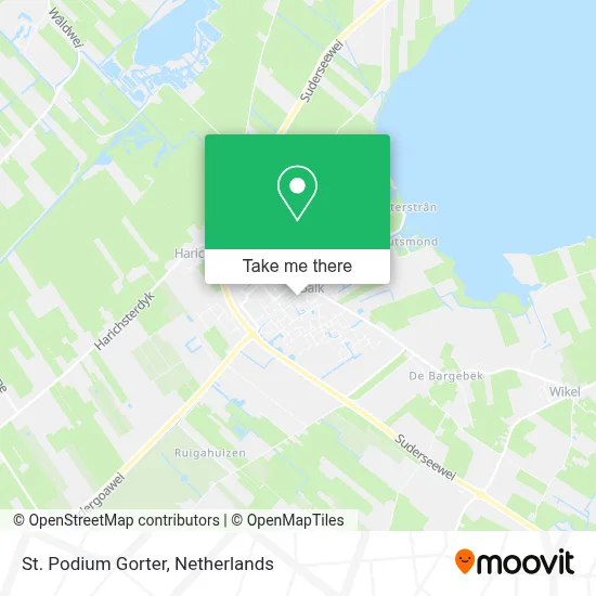 St. Podium Gorter map