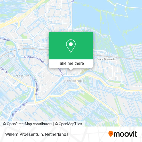 Willem Vroesentuin map