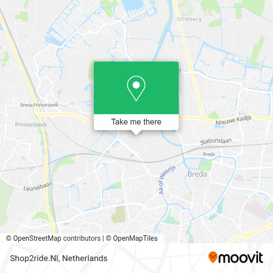 Shop2ride.Nl map