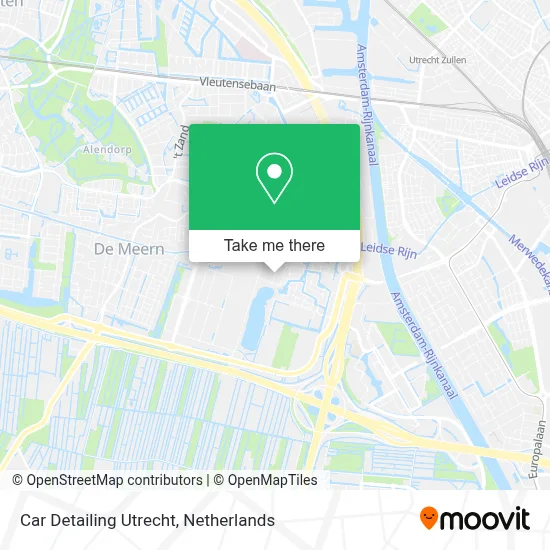 Car Detailing Utrecht map