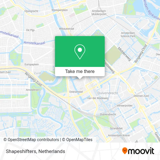 Shapeshifters map