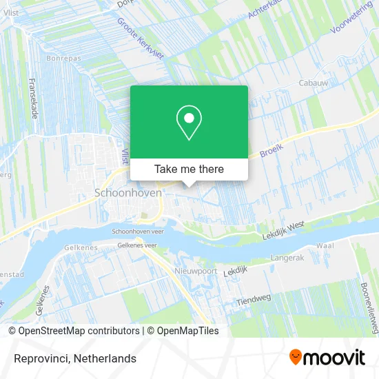 Reprovinci map