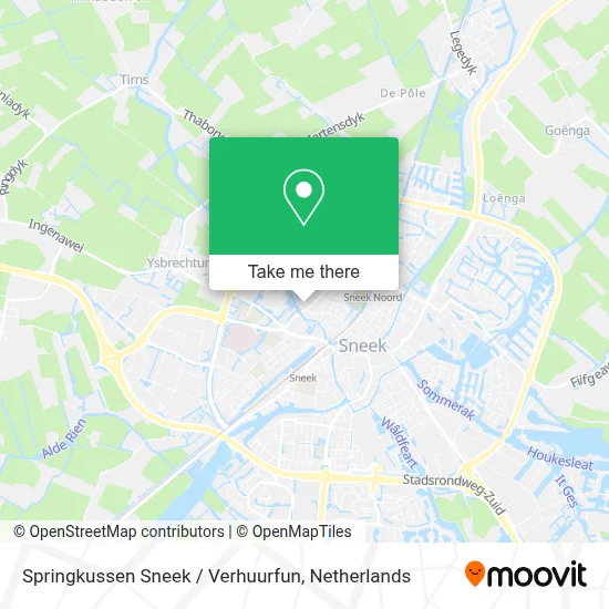 Springkussen Sneek / Verhuurfun map