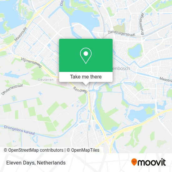 Eleven Days map
