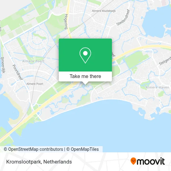 Kromslootpark map