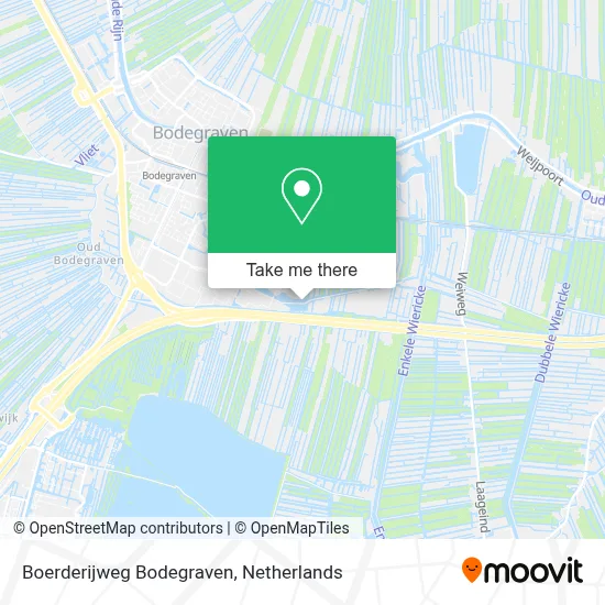 Boerderijweg Bodegraven map