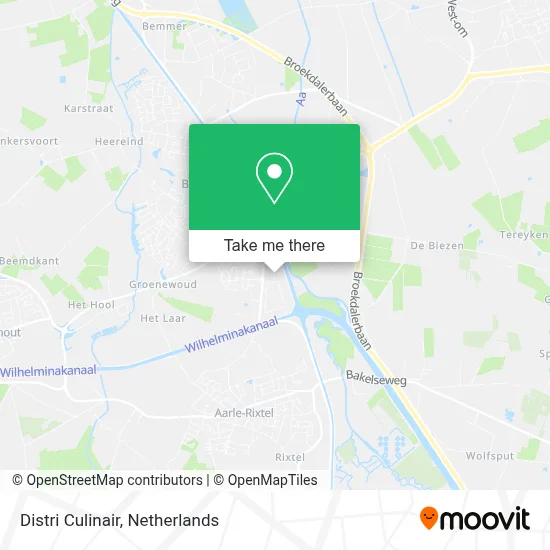 Distri Culinair map