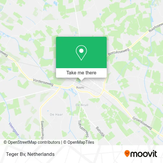 Teger Bv map