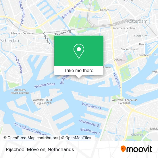 Rijschool Move on map