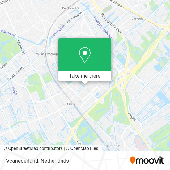 Vcanederland map