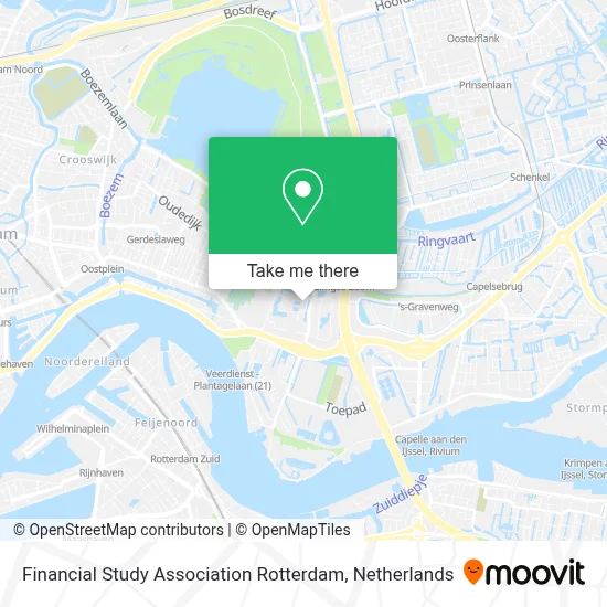 Financial Study Association Rotterdam map