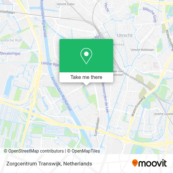 Zorgcentrum Transwijk map