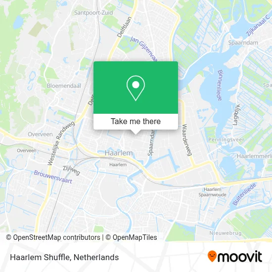 Haarlem Shuffle map
