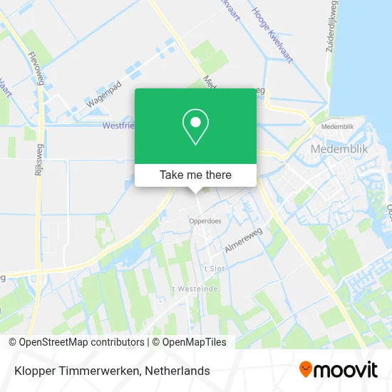 Klopper Timmerwerken map