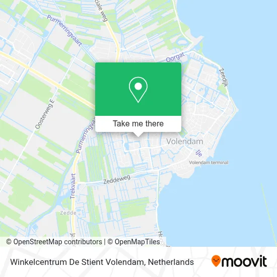 Winkelcentrum De Stient Volendam map