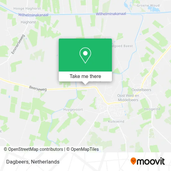 Dagbeers map