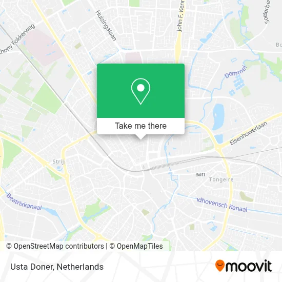 Usta Doner map
