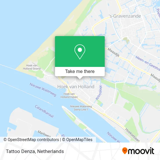Tattoo Denza map