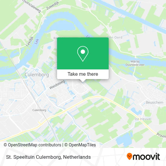 St. Speeltuin Culemborg map