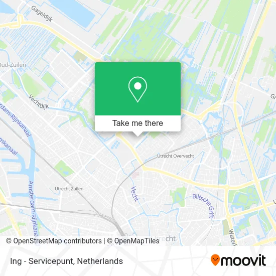 Ing - Servicepunt map