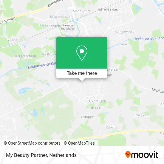 My Beauty Partner map