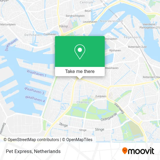 Pet Express map