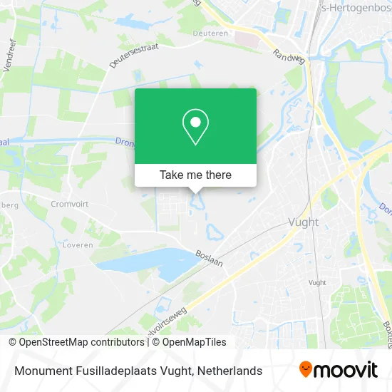 Monument Fusilladeplaats Vught map