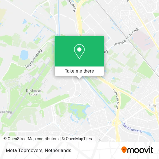 Meta Topmovers map