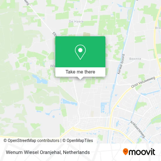 Wenum Wiesel Oranjehal map