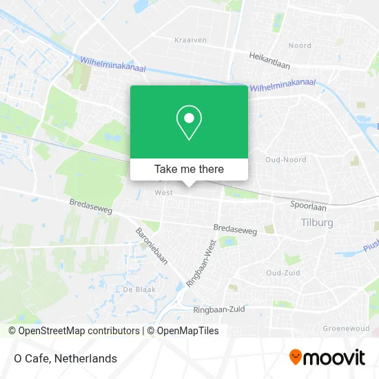 O Cafe map