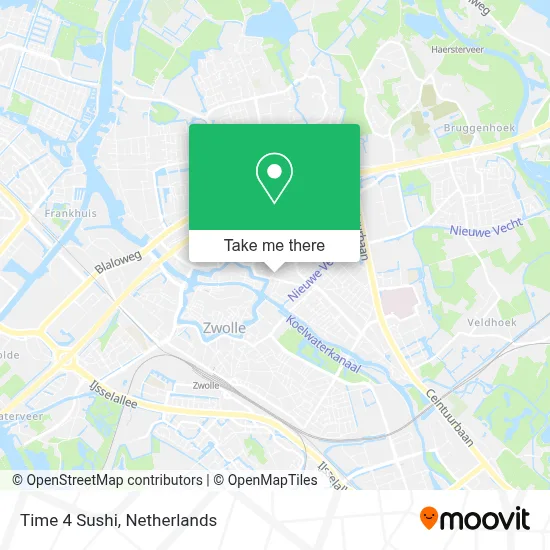 Time 4 Sushi map