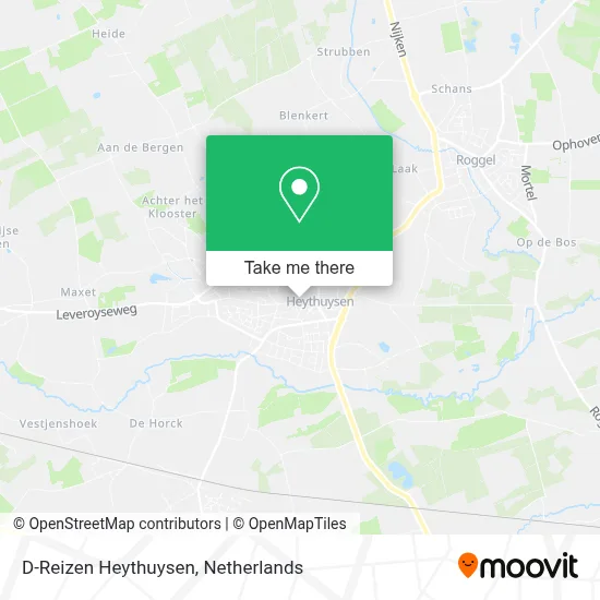 D-Reizen Heythuysen map