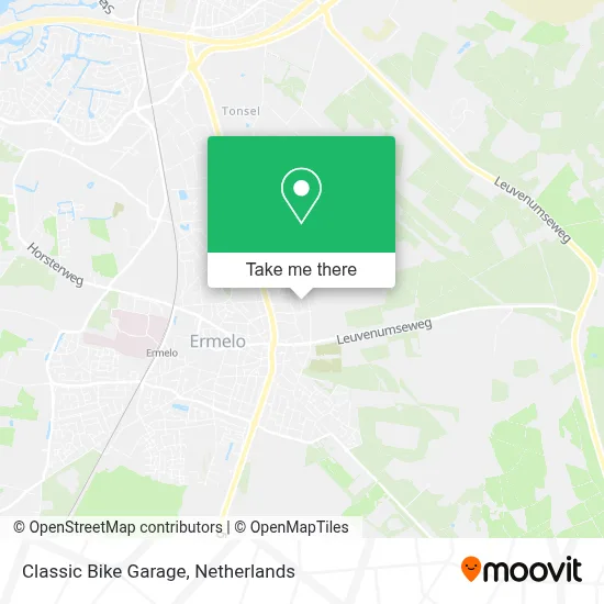 Classic Bike Garage map