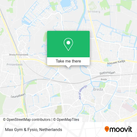 Max Gym & Fysio map