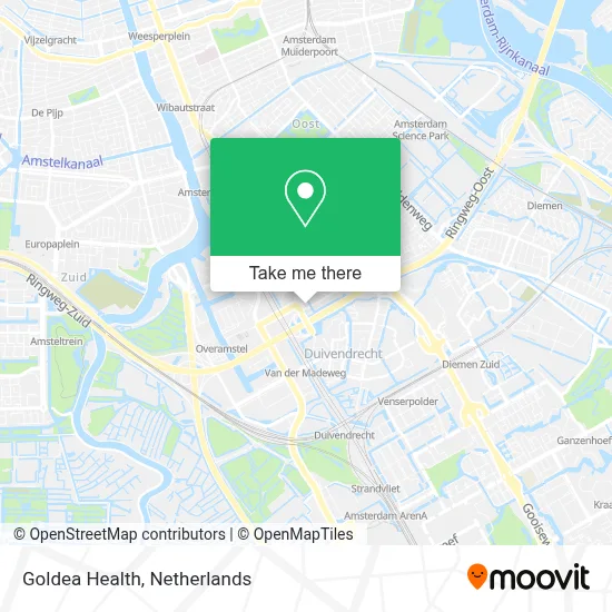 Goldea Health map