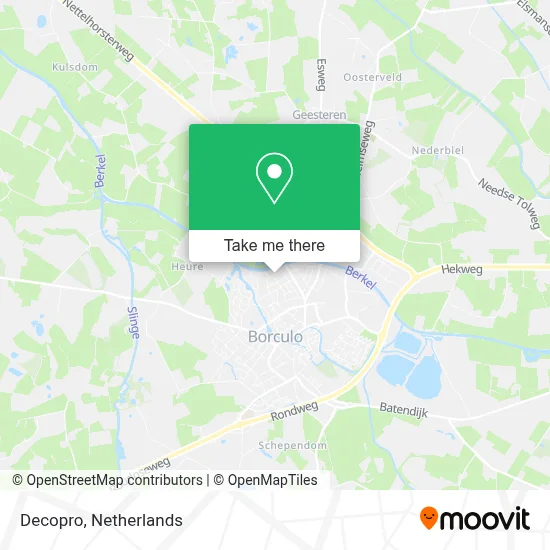 Decopro map