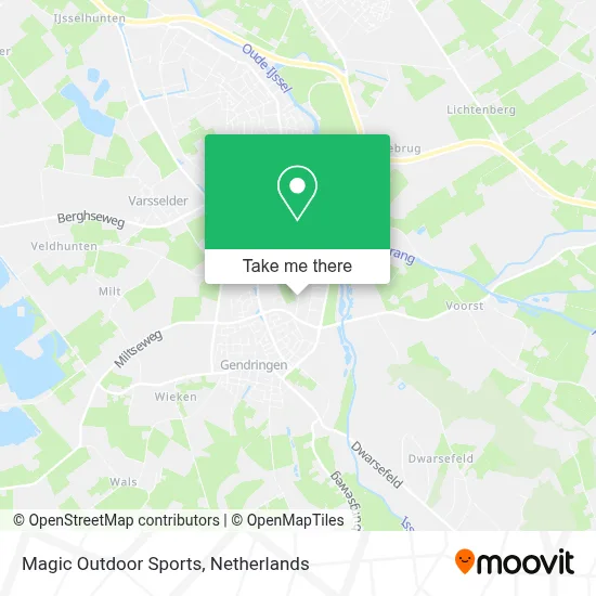 Magic Outdoor Sports map