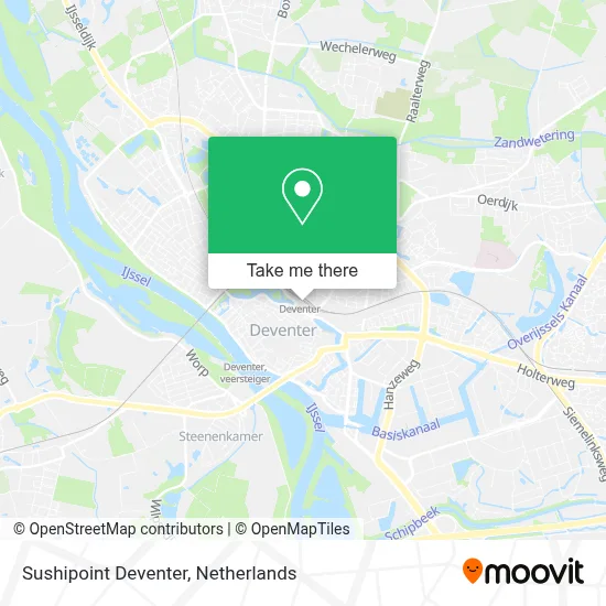 Sushipoint Deventer map