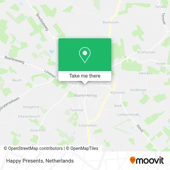 Happy Presents map
