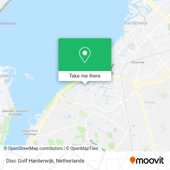 Disc Golf Harderwijk map