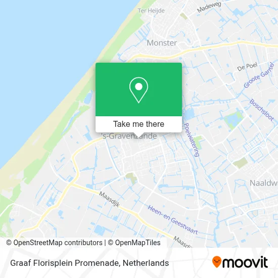 Graaf Florisplein Promenade map