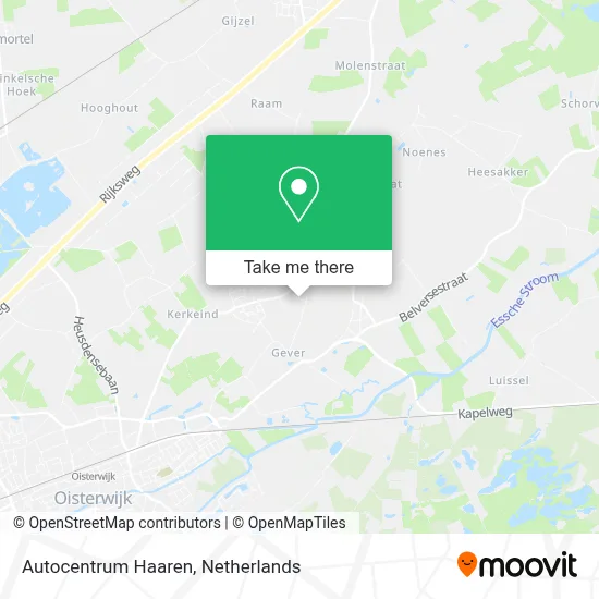 Autocentrum Haaren map