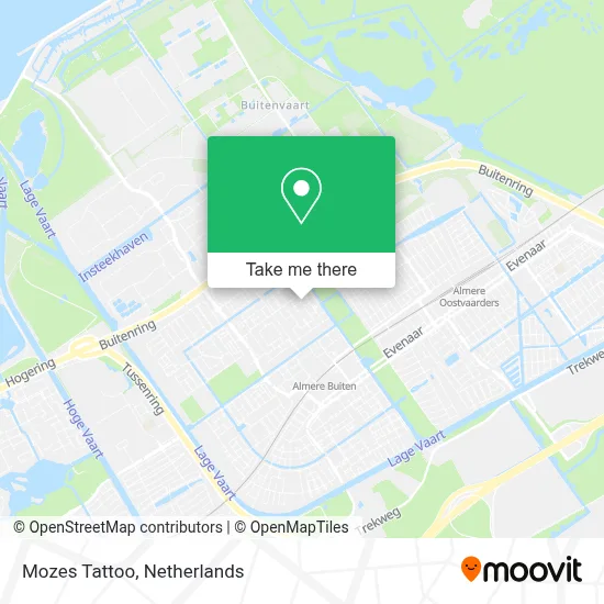 Mozes Tattoo map