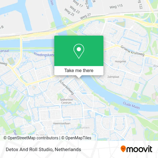 Detox And Roll Studio map