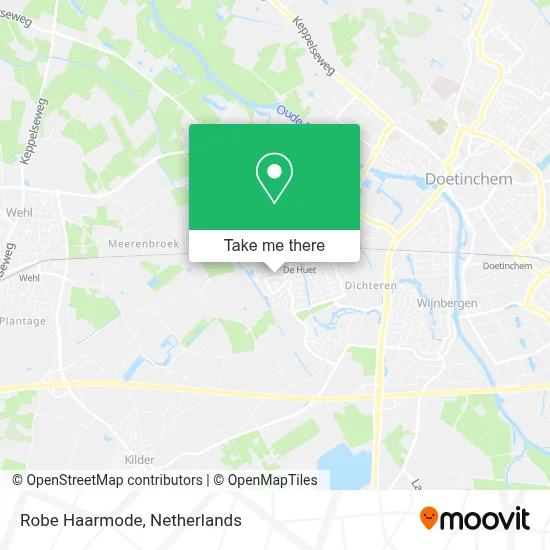 Robe Haarmode map