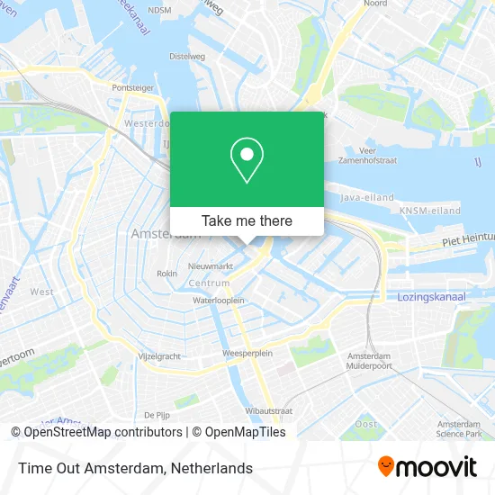 Time Out Amsterdam map