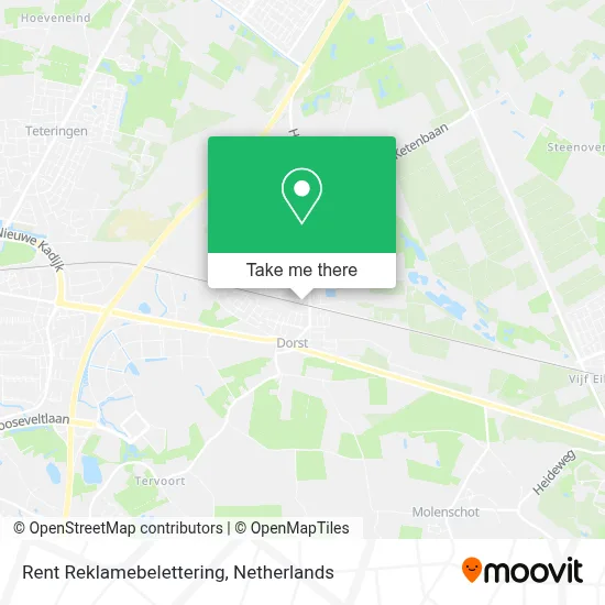 Rent Reklamebelettering map
